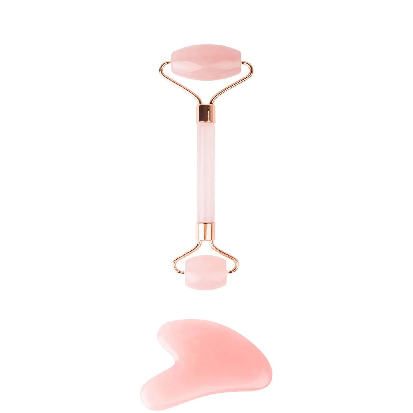 Radiant Rose Quartz Roller & Sculptor Set